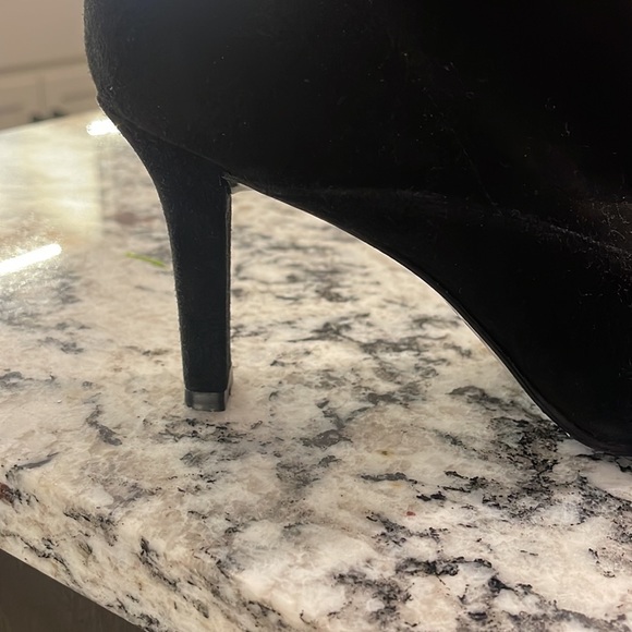 Black suede boots - Picture 3 of 4